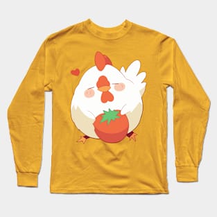 Cheery Chicken Gift: Tomato Treat Long Sleeve T-Shirt